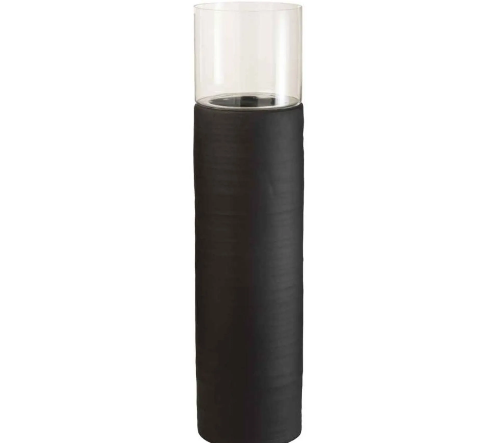 Sale * Photophore Sur Pied Design "Viktor" 102Cm Noir