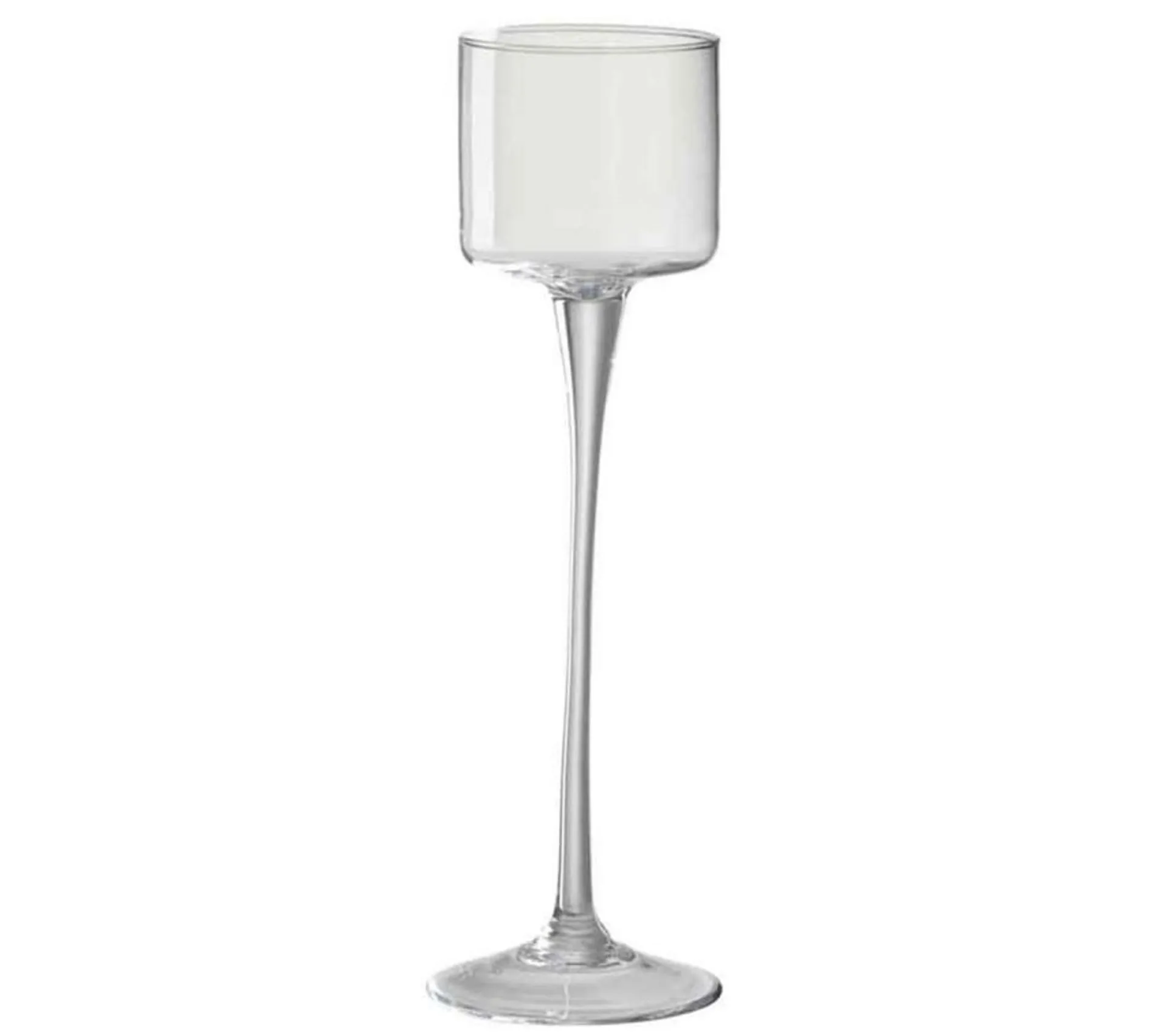Cheap * Photophore Sur Pied "Verre" 33Cm Transparent