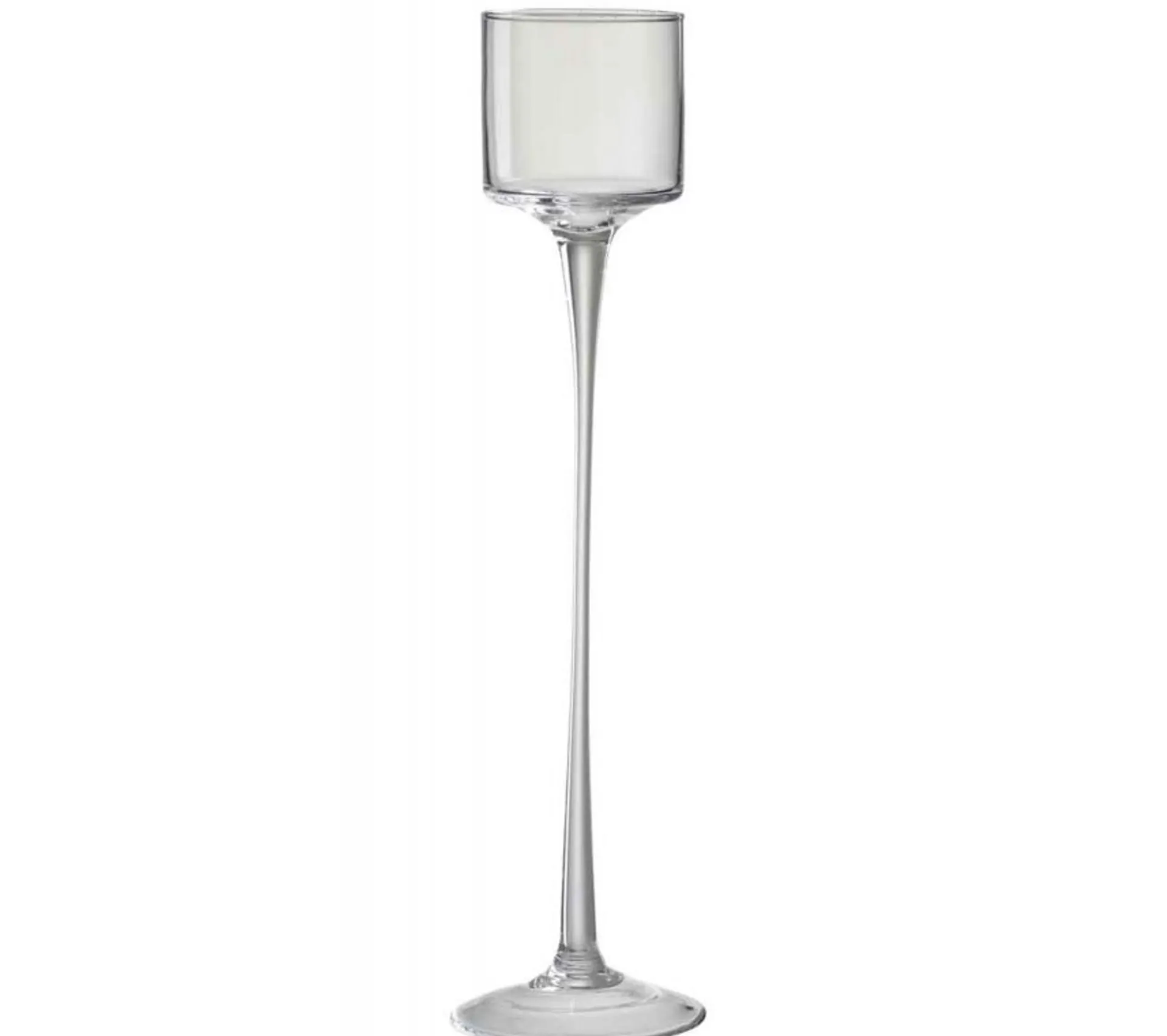 Cheap * Photophore Sur Pied "Verre" 42Cm Transparent
