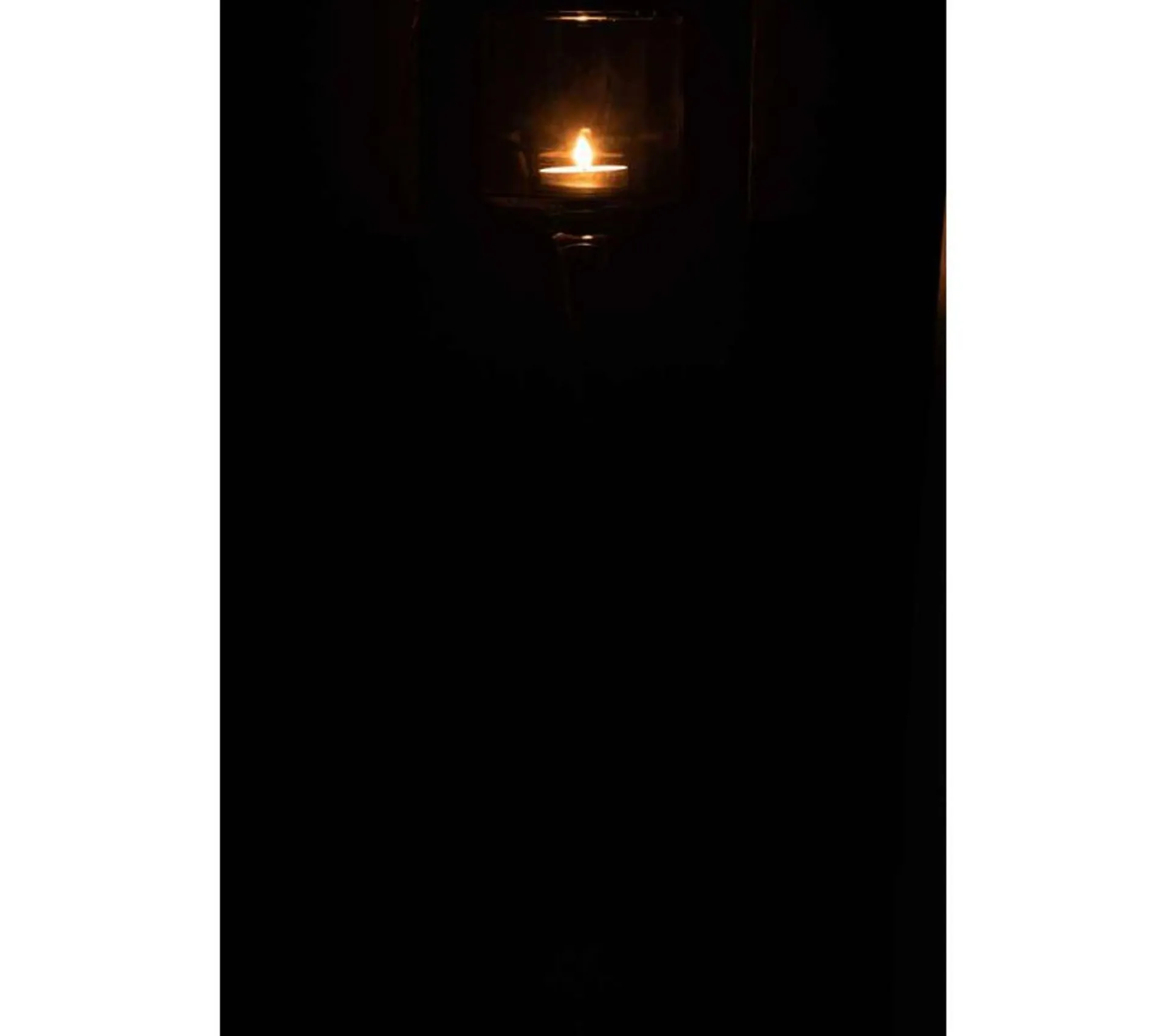 Cheap * Photophore Sur Pied "Verre" 42Cm Transparent