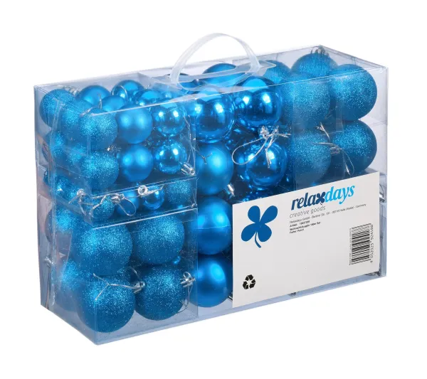 RELAXDAYS Guirlande Et Boule De Sapin^ Lot De 100 Boules De Noël