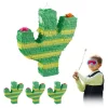 RELAXDAYS Anniversaire Et Autres Fêtes^ Pi Ata Cactus En Lot De 4