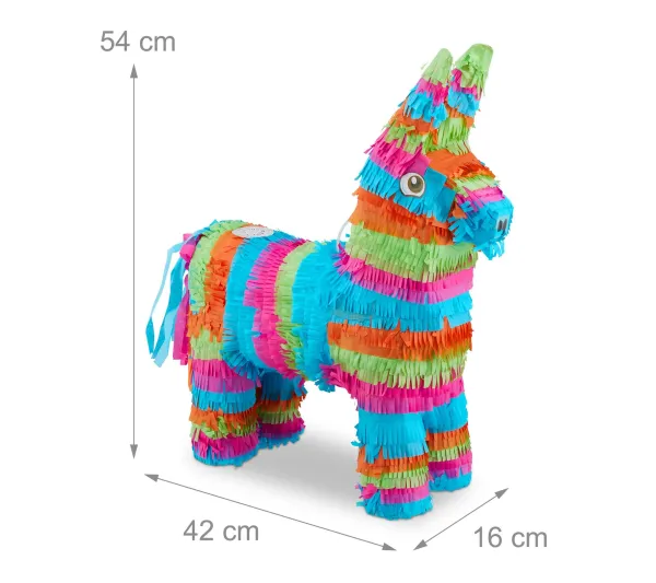 RELAXDAYS Anniversaire Et Autres Fêtes^ Pi Ata Ne Multicolore En Lot De 3