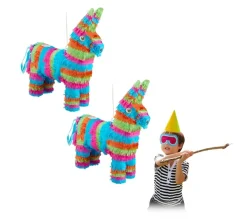 RELAXDAYS Anniversaire Et Autres Fêtes^ Pi Ata Ne Multicolore En Lot De 2