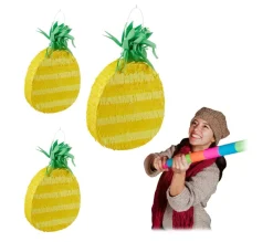 RELAXDAYS Anniversaire Et Autres Fêtes^ Pinata Ananas En Lot De 3