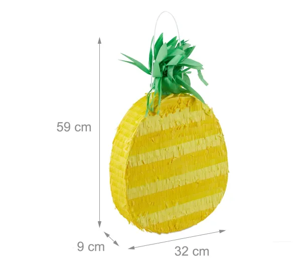 RELAXDAYS Anniversaire Et Autres Fêtes^ Pinata Ananas En Lot De 3