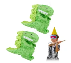 RELAXDAYS Anniversaire Et Autres Fêtes^ Pinata Dinosaure En Lot De 2