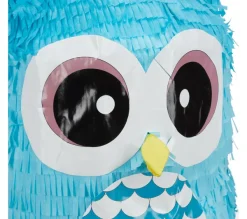 RELAXDAYS Anniversaire Et Autres Fêtes^ Pinata Hibou Bleue En Lot De 4