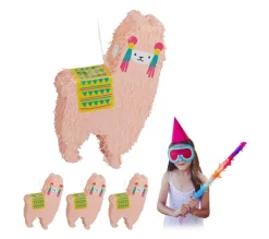 RELAXDAYS Anniversaire Et Autres Fêtes^ Pinata Lama En Lot De 4