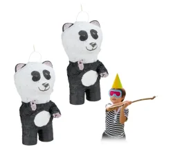 RELAXDAYS Anniversaire Et Autres Fêtes^ Pinata Panda En Lot De 2