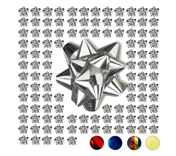 RELAXDAYS Anniversaire Et Autres Fêtes^ Set De 100 Rubans Bleus Pour Vos Cadeaux