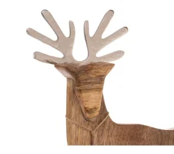 Online * Renne Déco En Bois "Sven" 50Cm Naturel