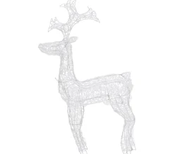 Sale * Renne De Décoration De Noël 90 Led 60X16X100 Cm Acrylique