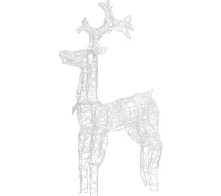 Best * Renne De Décoration De Noël 90 Led 60X16X100 Cm Acrylique
