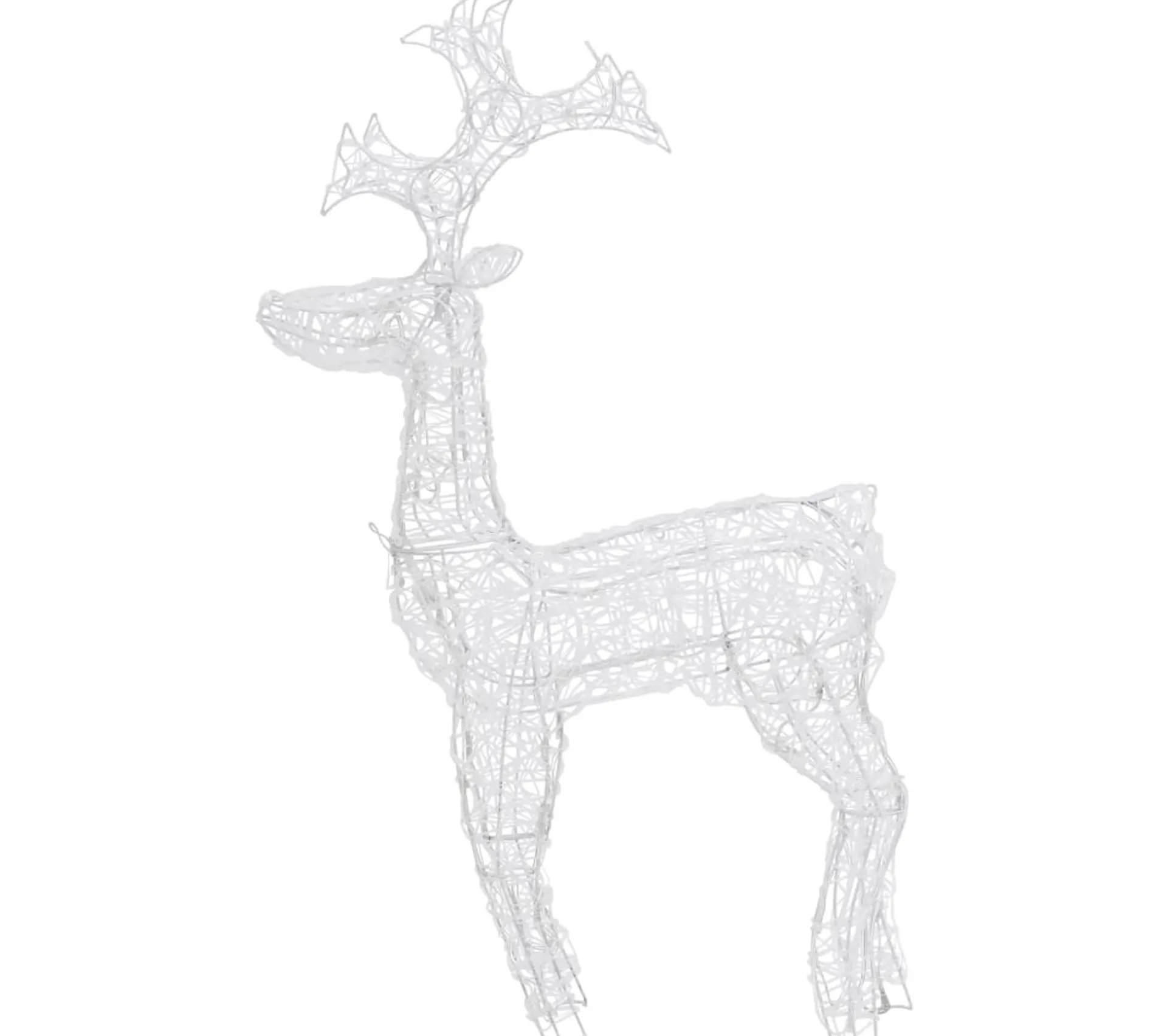 Best * Renne De Décoration De Noël 90 Led 60X16X100 Cm Acrylique