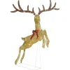 Store * Renne Volant De Décoration De Noël 120 Led Dore Blanc Chaud