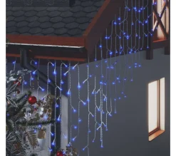Best * Rideau Lumineux A Glacons Led 10 M 400 Led Bleu 8 Fonctions