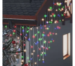 Clearance * Rideau Lumineux A Glacons Led 10 M 400 Led Colorees 8 Fonctions