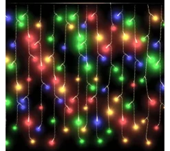 Clearance * Rideau Lumineux A Glacons Led 10 M 400 Led Colorees 8 Fonctions
