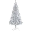* Sapin Et Accessoire^Sapin De Noël Artificiel Avec Support Argente 215 Cm Pet