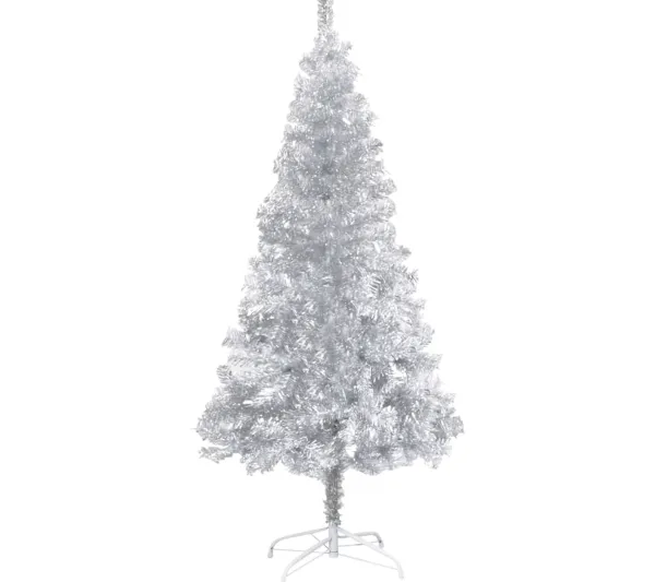* Sapin Et Accessoire^Sapin De Noël Artificiel Avec Support Argente 215 Cm Pet