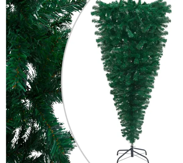 * Sapin Et Accessoire^Sapin De Noël Artificiel Renverse Avec Support Vert 180 Cm