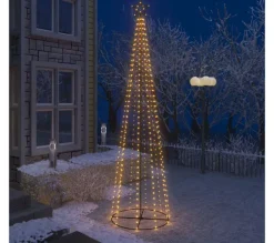 * Guirlande Et Boule De Sapin^Sapin De Noël C Ne 400 Led Blanc Chaud 100X360 Cm