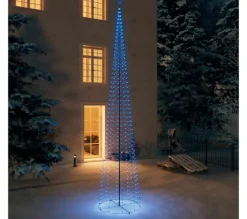 * Guirlande Et Boule De Sapin^Sapin De Noël C Ne 752 Led Bleues Décoration 160X500 Cm
