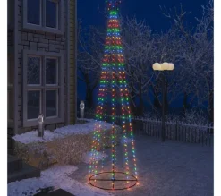* Guirlande Et Boule De Sapin^Sapin De Noël C Ne 400 Led Colorees 100X360 Cm