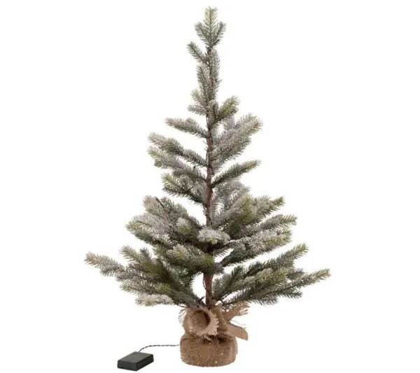 * Sapin Et Accessoire^Sapin De Noël Déco Led "Enneige" 81Cm Vert