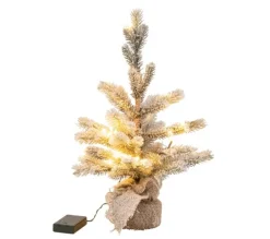 * Sapin Et Accessoire^Sapin De Noël Déco Led "Enneige" 81Cm Vert