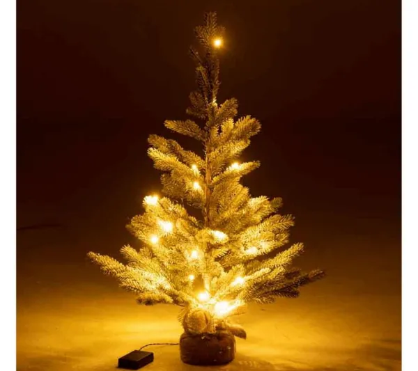 * Sapin Et Accessoire^Sapin De Noël Déco Led "Enneige" 81Cm Vert