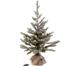 * Sapin Et Accessoire^Sapin De Noël Déco Led "Enneige" 70Cm Vert