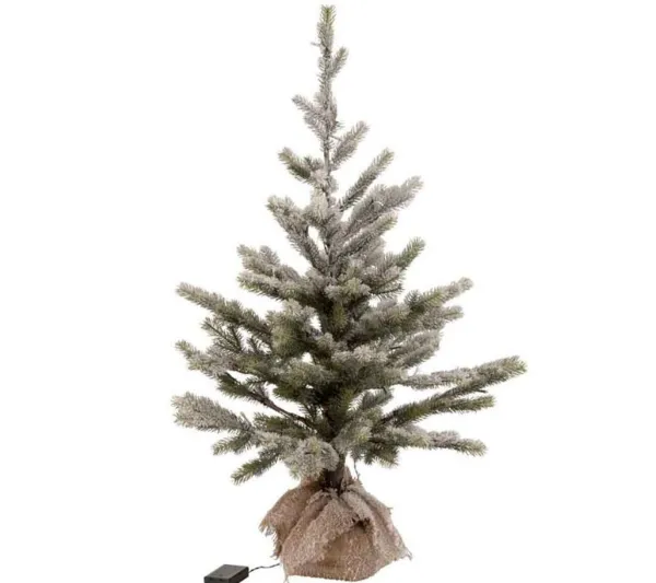* Sapin Et Accessoire^Sapin De Noël Déco Led "Enneige" 70Cm Vert