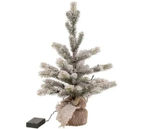 * Sapin Et Accessoire^Sapin De Noël Déco Led "Enneige" 50Cm Vert