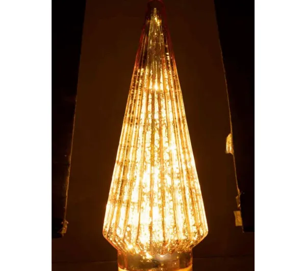 * Sapin Et Accessoire^Sapin De Noël En Verre "Led" 34Cm Rose