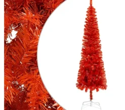 * Sapin Et Accessoire^Sapin De Noël Troit Rouge 150 Cm