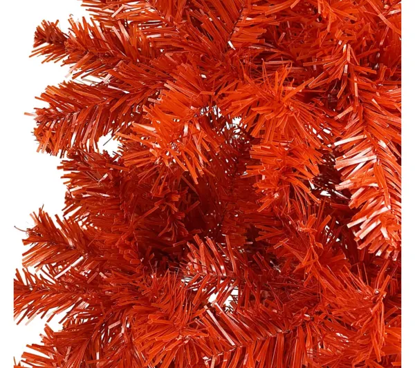 * Sapin Et Accessoire^Sapin De Noël Troit Rouge 150 Cm
