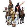 STAR CUTOUTS Anniversaire Et Autres Fêtes^ 8 Figurines En Carton Poser Star Wars Personnages Nouveaux Heros Hauteur 28 Cm
