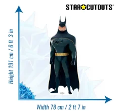 STAR CUTOUTS Anniversaire Et Autres Fêtes^ Figurine En Carton Batman Dc League - Krypto Et Les Super-Animaux - Hauteur 191 Cm