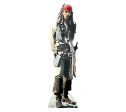 STAR CUTOUTS Anniversaire Et Autres Fêtes^ Figurine En Carton Capitaine Jack Sparrow - Haut 183 Cm
