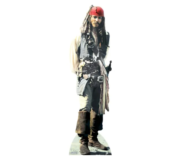 STAR CUTOUTS Anniversaire Et Autres Fêtes^ Figurine En Carton Capitaine Jack Sparrow - Haut 183 Cm