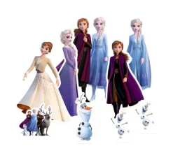 STAR CUTOUTS Anniversaire Et Autres Fêtes^ Figurine En Carton Poser Reine Des Neiges 2 Anna Et Elsa 28 Cm