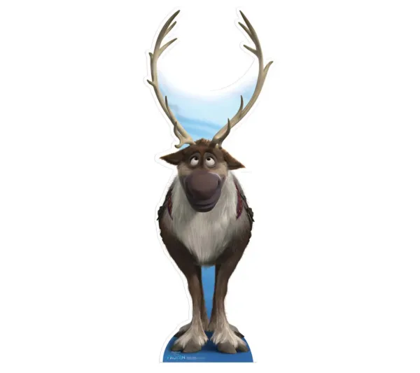 STAR CUTOUTS Anniversaire Et Autres Fêtes^ Figurine En Carton Sven La Reine Des Neiges Disney H 192 Cm