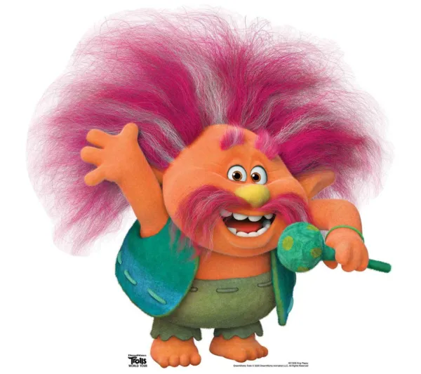 STAR CUTOUTS Anniversaire Et Autres Fêtes^ Figurine En Carton Roi Peppy Trolls World Tour 74 Cm