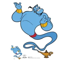 STAR CUTOUTS Anniversaire Et Autres Fêtes^ Figurine En Carton Taille Reelle Genie D'Aladdin Disney H 88 Cm