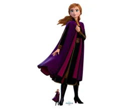 STAR CUTOUTS Anniversaire Et Autres Fêtes^ Figurine En Carton Disney La Reine Des Neiges 2 Anna Manteau Pourpre H 168 Cm