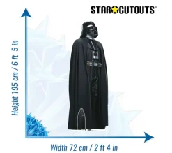 STAR CUTOUTS Anniversaire Et Autres Fêtes^ Figurine En Carton Star Wars - Dark Vador - Hauteur 195 Cm