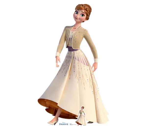 STAR CUTOUTS Anniversaire Et Autres Fêtes^ Figurine En Carton Disney La Reine Des Neiges 2 Anna Robe Creme H 164 Cm