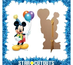 STAR CUTOUTS Anniversaire Et Autres Fêtes^ Figurine En Carton Taille Reelle Mickey Anniversaire Disney H 115 Cm